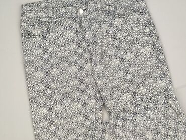 ubrania y2k: Material trousers for women, size L
