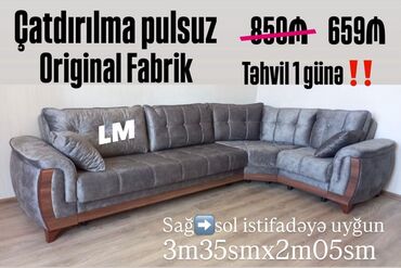 Çarpayılar: Künc divan, Yeni, Açılan, Bazalı, Parça, Şəhərdaxili pulsuz çatdırılma