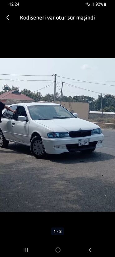 nasos masin: Nissan Sunny: 1.6 l | 2000 il Sedan