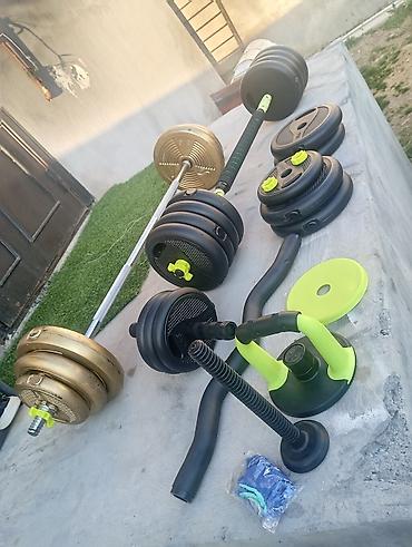 Ştanqlar və ştanq diskləri: Ştanq, Çəki: 65 kq, Yeni — 11