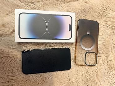 pixel 6 pro: IPhone 14 Pro Max, Б/у, 128 ГБ, Черный, Защитное стекло, 80 % — 3