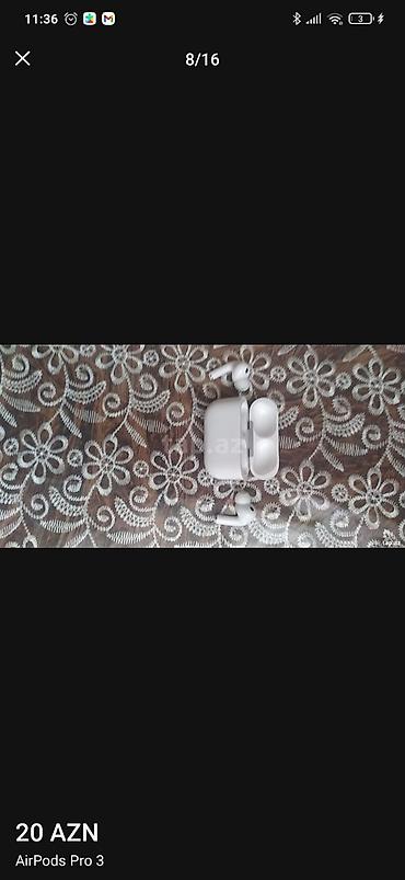 Qulaqcıqlar: Yeni Simsiz (Bluetooth) Qulaqcıqlar, Apple, rəng - Ağ — 6