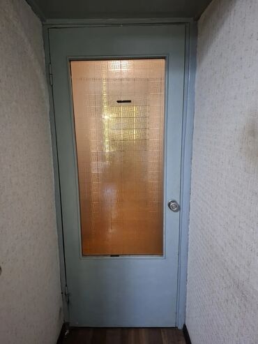 простые красивые ворота фото: Ички эшик айнек менен, Painted door, түсү - Боз