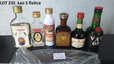 Ostali predmeti za umetnost i kolekcionarstvo: Mini Bottle unučići fraklići čokanji IV Kao sa slika — 17