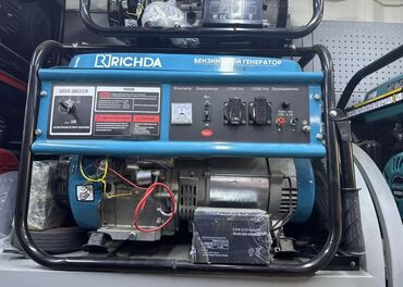 купить дизель генератор 100 квт бу: Бензиновый генератор RICHDA 7000E с системой автоматического