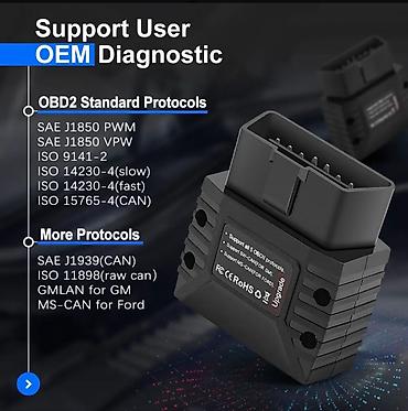 gps avto: Vgate vLinker MC+ (BLE+BT) – peşəkar OBDII diaqnostika adapteri - — 7