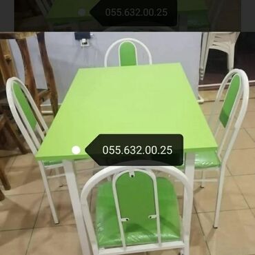 Masa və oturacaq dəstləri: 110 manatdan başlayir.Masa və oturacaqlar Fabridən satışı var. Reng — 5