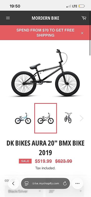 BMX велосипеды: BMX AURA, фристайл/стрит Имеются царапины ! - Классическая — 4