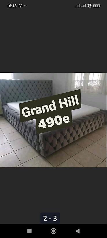 Kreveti: Tapacirani SPRING box francuski krevet sa uzglavljem – model sa — 13