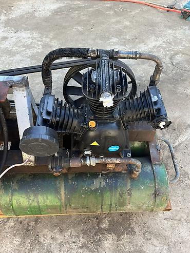 Alətlər: Sənaye tipli hava kompressoru 3 porşenli 12 atmoaferli 200 litr - — 5