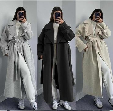 Kaputi: Dugi ženski kaput/trenč sa pojasom - Model: klasičan oversized kroj — 1