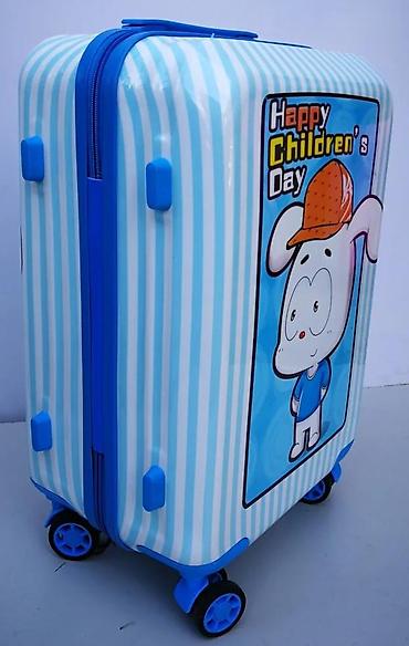 Rančevi, torbe i koferi: Dečji kofer na točkiće – “Happy Children” - Čvrsta ABS/plastik — 9