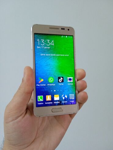 Samsung: Samsung Galaxy Alpha, 32 GB, rəng - Qızılı, Sensor — 2