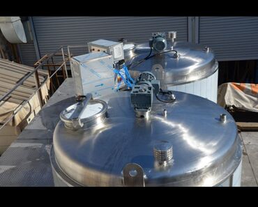 Baklar və çənlər: Paslanmayan poladdan süd və qida daşıma/saxlama çənləriSüd ve su — 34