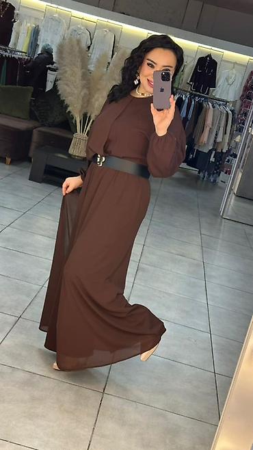 Вечерние платья: Вечернее платье, Длинная модель, Шифон, С рукавами — 8