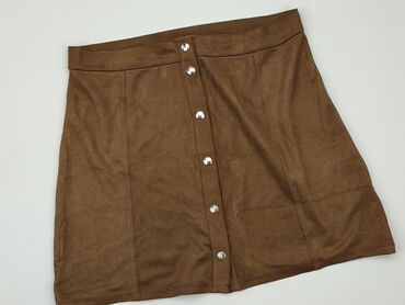 spódnice plisowane camel: Spódnica, XL, stan - Dobry