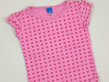 kapcie rozowe futerko: T-shirt, 4-5 years, 104-110 cm, condition - Good