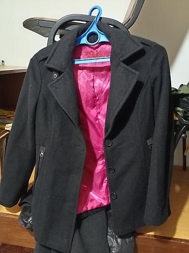 Пальто: Женское пальто CARDIN - Цвет: черный, контрастная подкладка — 3