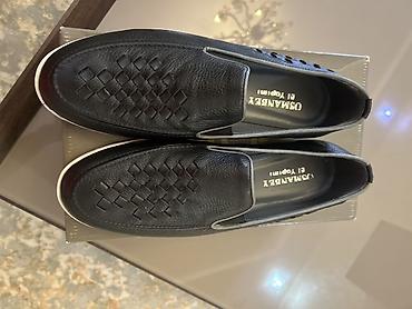 черные мужские мокасины: Məhsul: Kişi loafer ayaqqabısı - Rəng: qara - Üst material — 2