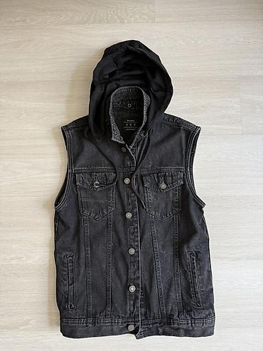 tuklu jiletler: Jilet, Bershka, L, rəng - Qara — 1