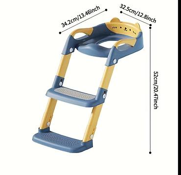 uşaq unitaz: Uşaq tualet oturacağı və pilləkənli adapter - Universal dizayn: Əksər — 4
