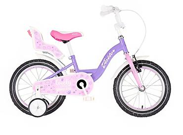 spiderman ranac: Bicikl Visitor Liloo 16" – ljubičasto roze perla - Namenjen deci — 3