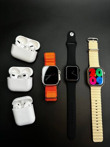 часы трекер: Apple Watch 9 Внешний вид и размер идентичны оригинальным часам