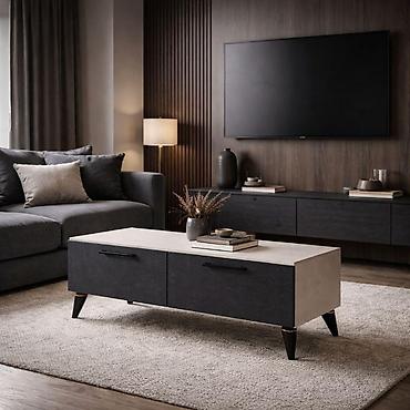 masa oyunları: Müasir salon üçün funksional kofe masası - Dizayn: Minimalist və — 2