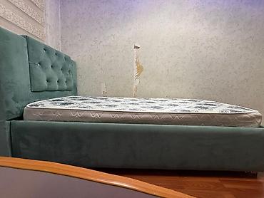 Односпальные кровати: ПРОДАМ - Односпальная кровать с мягким изголовьем + матрас ЦЕНА 9000 — 3