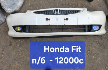 жаба фит: Передний Бампер Honda Б/у, цвет - Белый, Оригинал