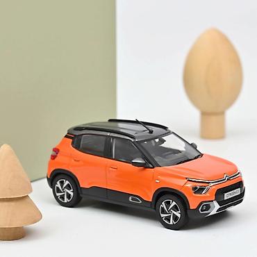 odece: 🚗 Citroën C3 (Indian Market) 2021 – Orange & Grey – Norev 1:43 — 1