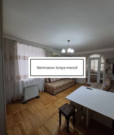 ehmedlide kiraye evler 2023: Nerimanovda Hesen Eliyev kucesinde 5/2 de 1 otaq 35 kv esyli menzil