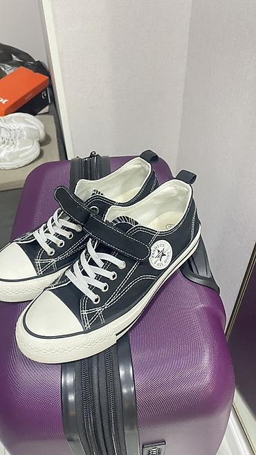 converse all star: Кеды повседневные, черные, низкие. - Верх: плотный текстиль с — 2