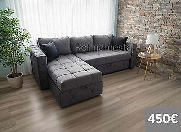 Ugaone garniture: Ugaona garnitura na razvlačenje – dimenzije 230×160 cm. - Moderan — 9