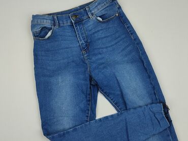 jeansy skinny fit z przetarciami: Spodnie jeansowe, Destination, 13 lat, 152/158, stan - Bardzo dobry