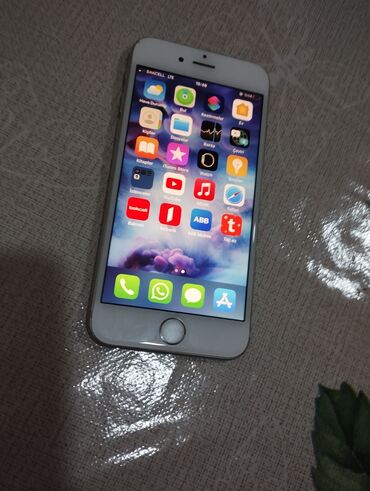 Apple iPhone: IPhone 6s, 32 GB, Matte Silver, Zəmanət, Barmaq izi, Simsiz şarj