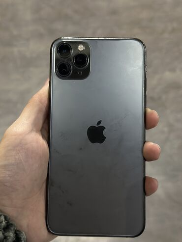 режим 9 с: IPhone 11 Pro Max, Б/у, 64 ГБ, Защитное стекло, Чехол, 73 %