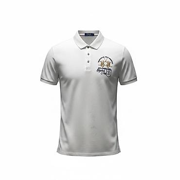 Футболки: Мужская футболка, M, L, XL, Polo Ralph Lauren, Новый, цвет - Белый, Самовывоз, Платная доставка — 2