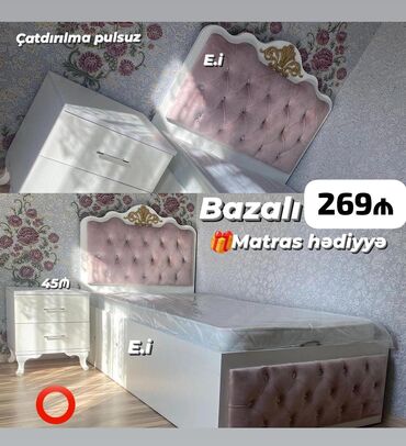 saloglu tek carpayi: Yeni, Təknəfərlik çarpayı, Bazalı, Matras ilə