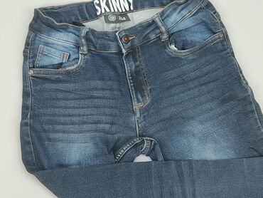 tommy jeans mom jeans: Spodnie jeansowe, 14 lat, 164, stan - Bardzo dobry