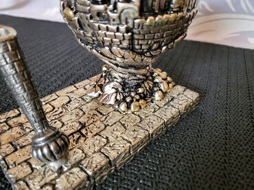 Ostali kućni dekor: Globus vintaz Jerusalim,rucna obrada. Figura maksimalno ocuvana,pun — 3