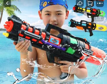 пистолеты игрушки: Продается детский водиной пистолет красивый стильный на 400мл в