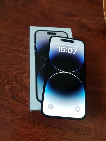 комп за 10к: IPhone 14 Pro, Колдонулган, 128 ГБ, Deep Purple, Куту