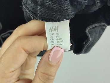 cubus clothes: Spodnie jeansowe, H&M, 3-6 miesięcy, stan - Idealny — 4