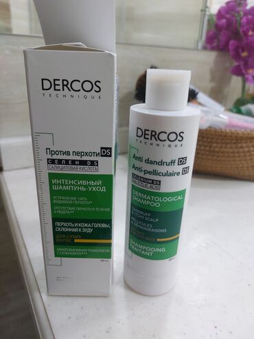средство для волос: Шампунь Dercos Technique против перхоти "DS" предназначен для