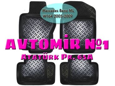 mersedes qiymetleri: Mercedes ml w164 2005-2009 üçün poliuretan ayaqaltilar 🚙🚒 ünvana və
