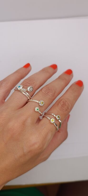 Minđuše: Pirsing, Handmade, Materijal: Srebro — 8