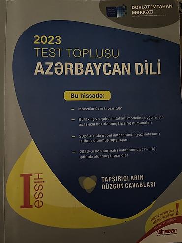 mətn pdf: Azərbaycan dili Testlər 11-ci sinif, DİM, 2-ci hissə, 2023 il — 2