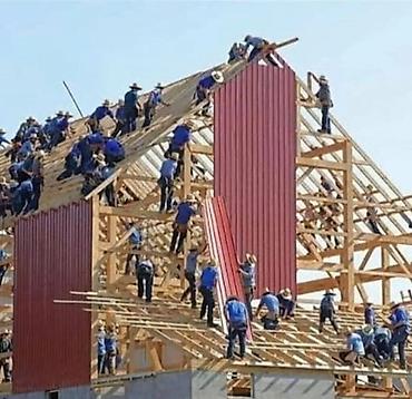 Dam işləri: Dam ustalari dam vuranlar dam yığanlar carqak ustası şifet ustası — 9