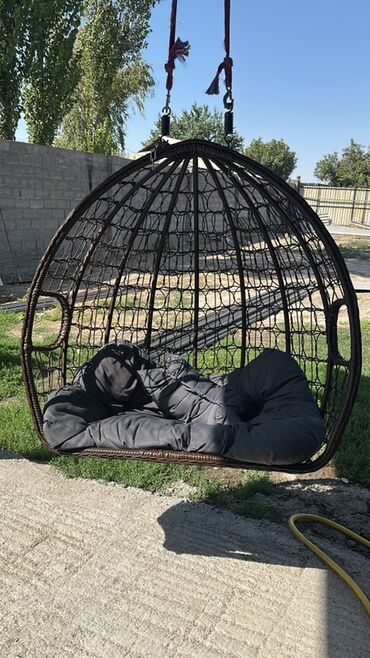 Подвесные кресла: Подвесное кресло, цвет - Черный at lalafo.kg — 3 Подвесные кресла: Подвесное кресло, цвет - Черный — 3